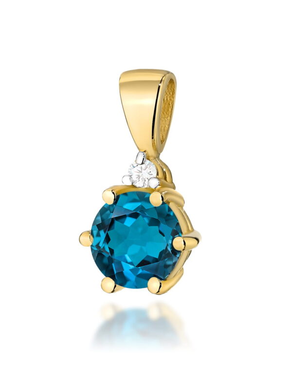 Zawieszka Z076 Topaz London Blue 0