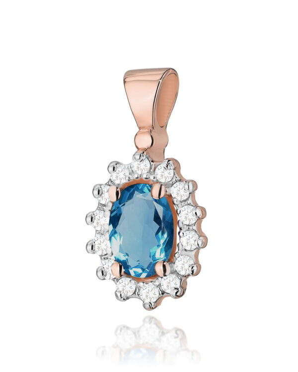 Zawieszka Z182 Topaz London Blue 0