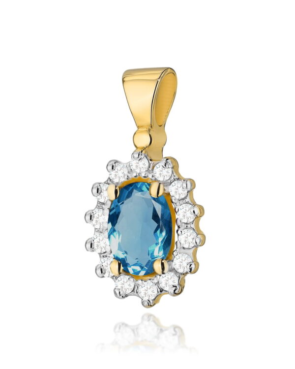Zawieszka Z182 Topaz London Blue 0