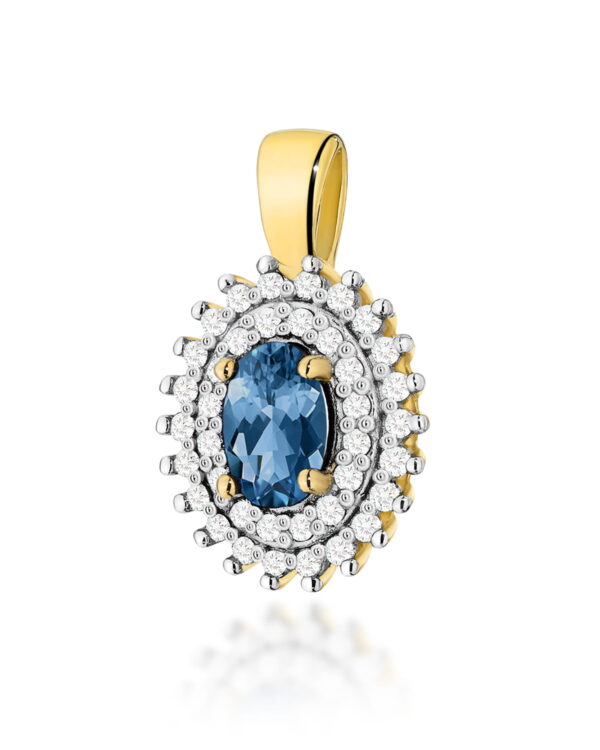 Zawieszka Z303 Topaz London Blue 0