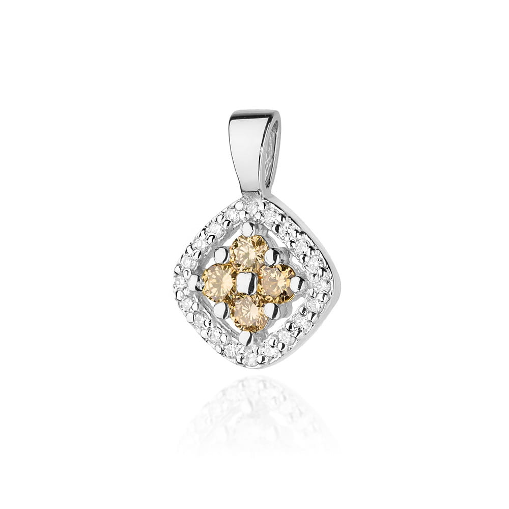 Zawieszka Z441 z diamentami białe złoto Jubiler Kraków BigDIAMOND