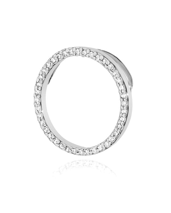 Zawieszka Z442 z diamentami białe złoto Jubiler Kraków BigDIAMOND