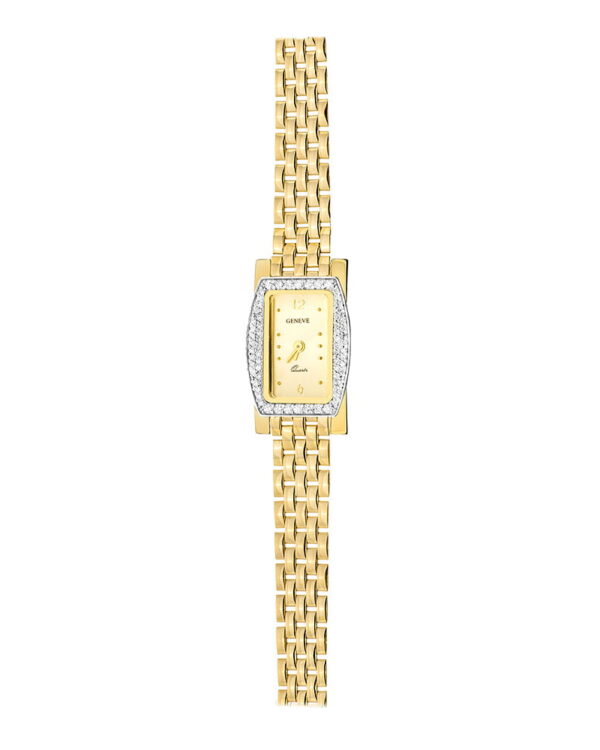 Złoty damski zegarek z diamentami VS2/G Geneve Jubiler Kraków BigDIAMOND