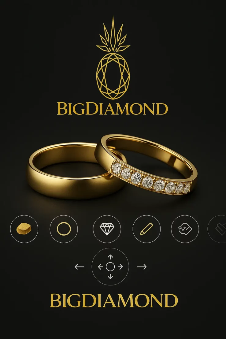 💍 Obrączki ślubne – Konfigurator Obrączek.